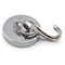 The Magnet Source Magnet Source .225 in. L X 1.125 in. W Silver Magnetic Hook 40 lb. pull 1 pc 07589 - alternate 1